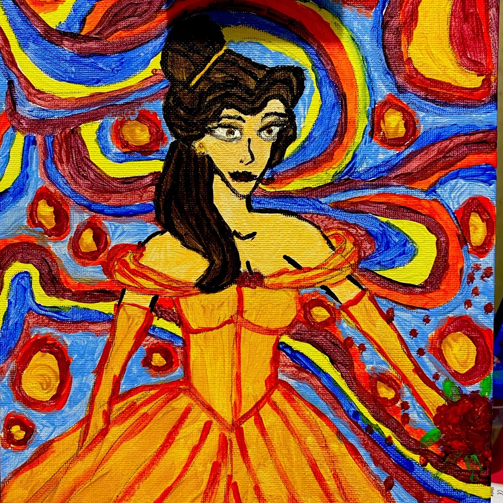 Painting i made. Hand drawn then painted with acrylic